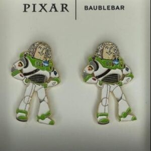 DISNEY PIXAR Toy Story Buzz Lightyear Enamel & Metal Earrings New in Box NEW NWT